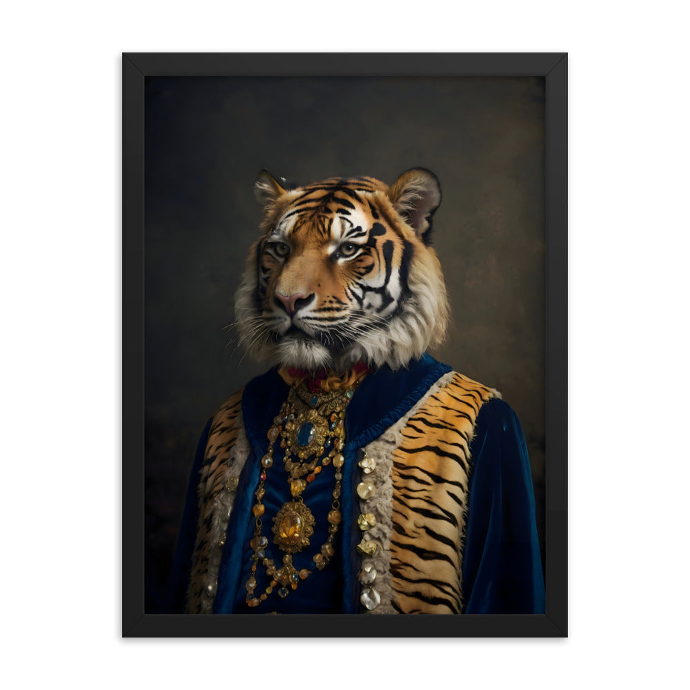 Lord of the Stripes Framed Art Print