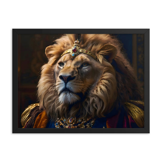 Royal Roarings Framed Art Print