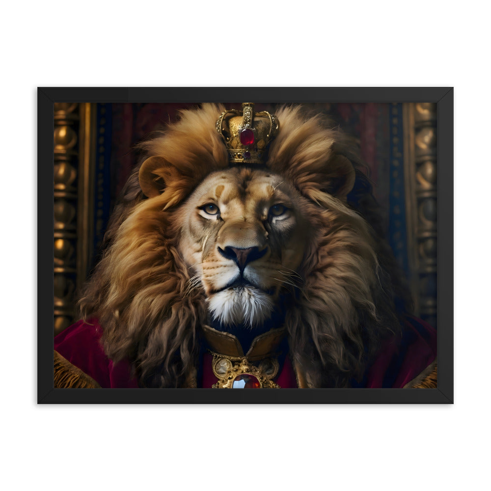 Leonine Lordship Framed Art Print