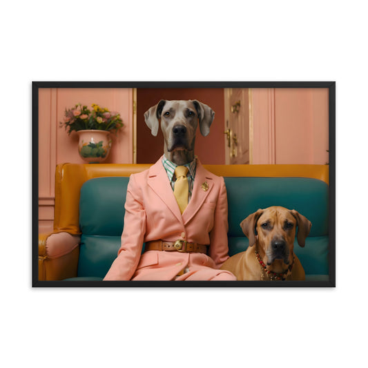 Smooth Doggy Dogg Framed Art Print