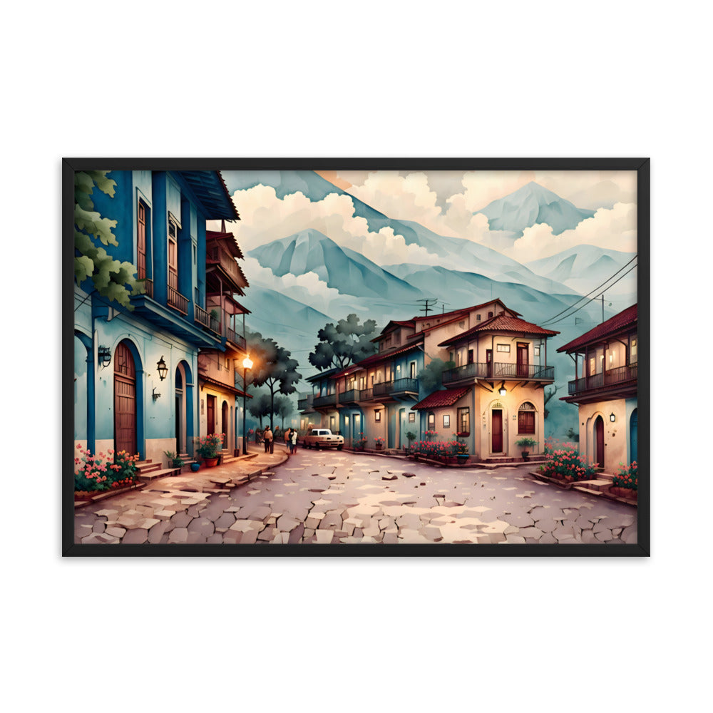 Streets of Cuba Framed Art Print