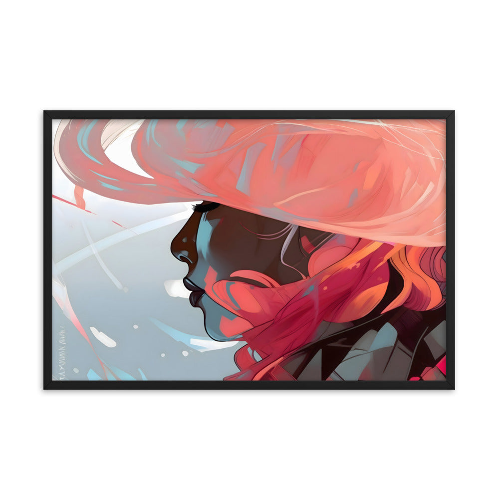 Rose Glow Framed Art Print