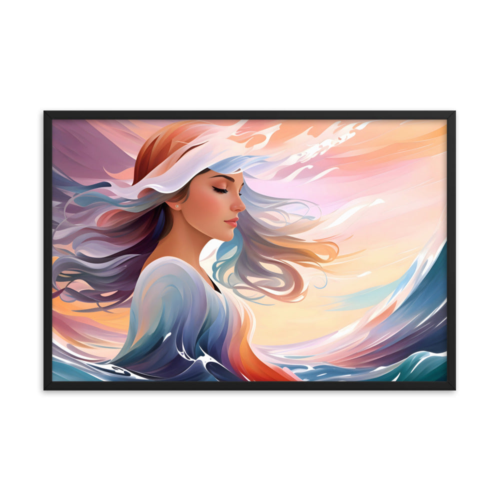 Tide's Whisper Framed Art Print