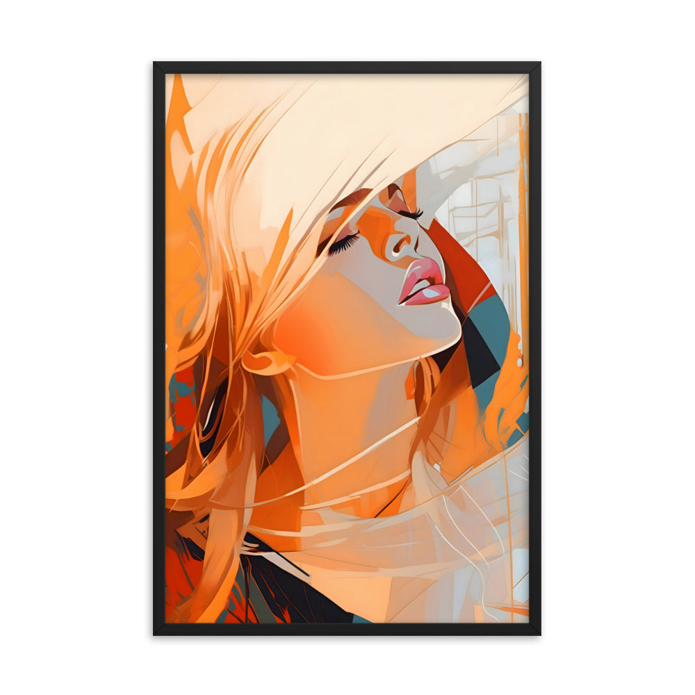 Seraphic Muse Framed Art Print