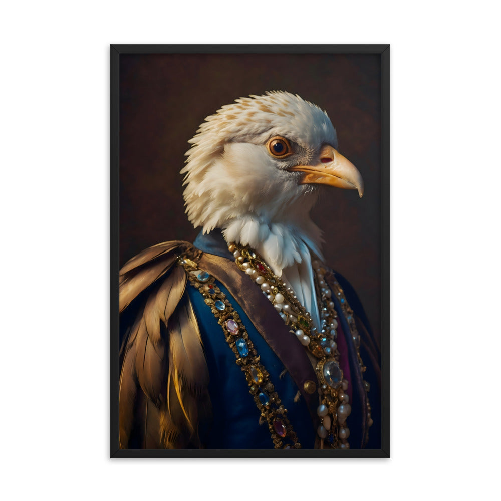 Feathered Nobility Framed Art Print