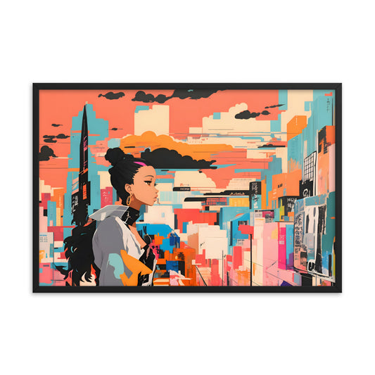 Skyline Dreams Framed Art Print