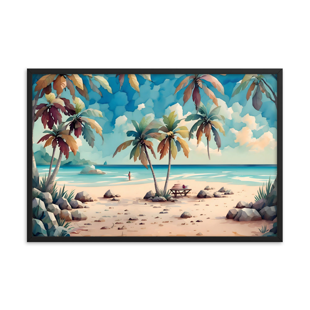 Sands of Jamaica Framed Art Print