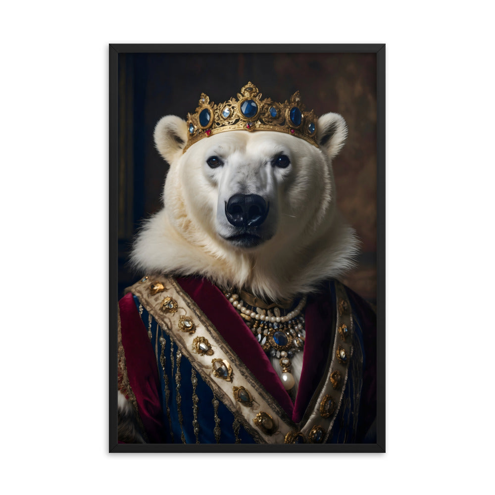 Monarch of the North Pole Framed Art Print