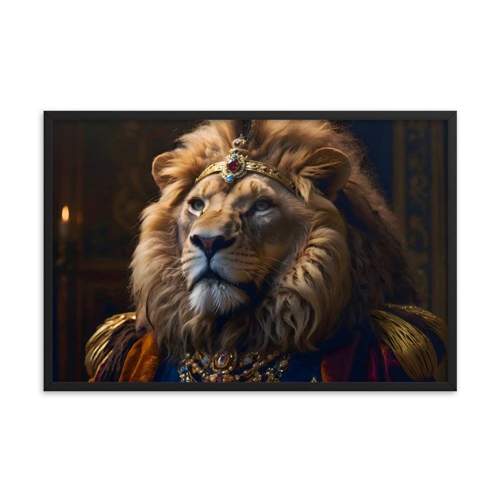 Royal Roarings Framed Art Print