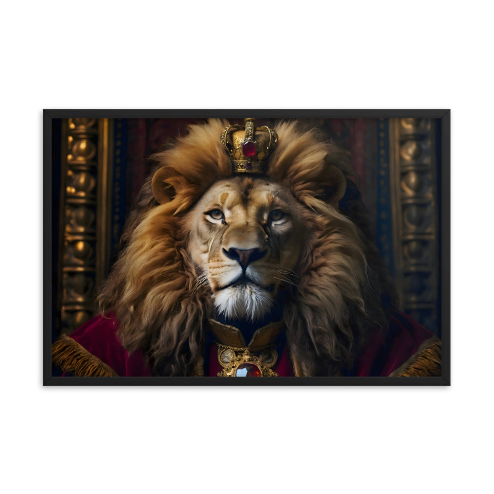 Leonine Lordship Framed Art Print