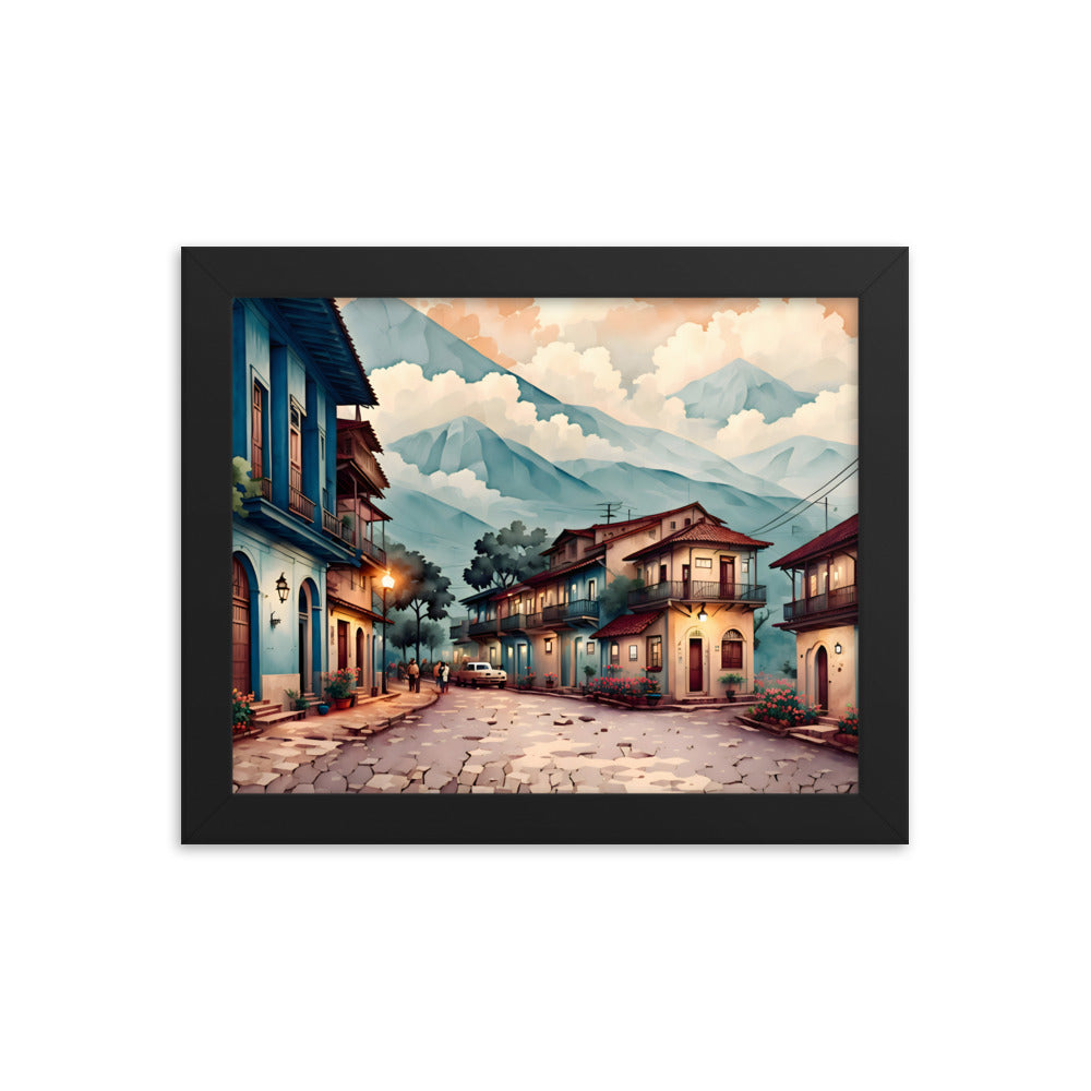 Streets of Cuba Framed Art Print