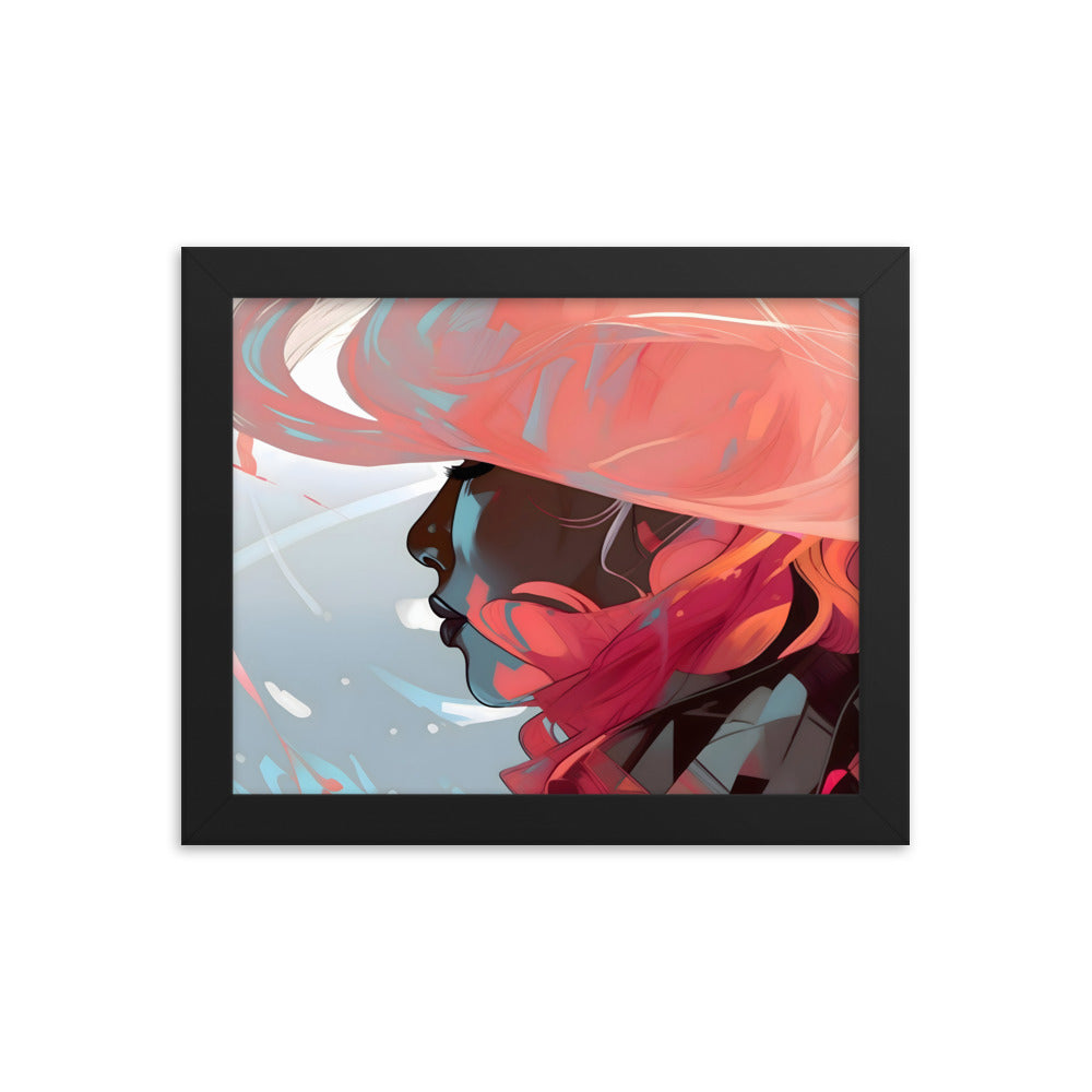 Rose Glow Framed Art Print