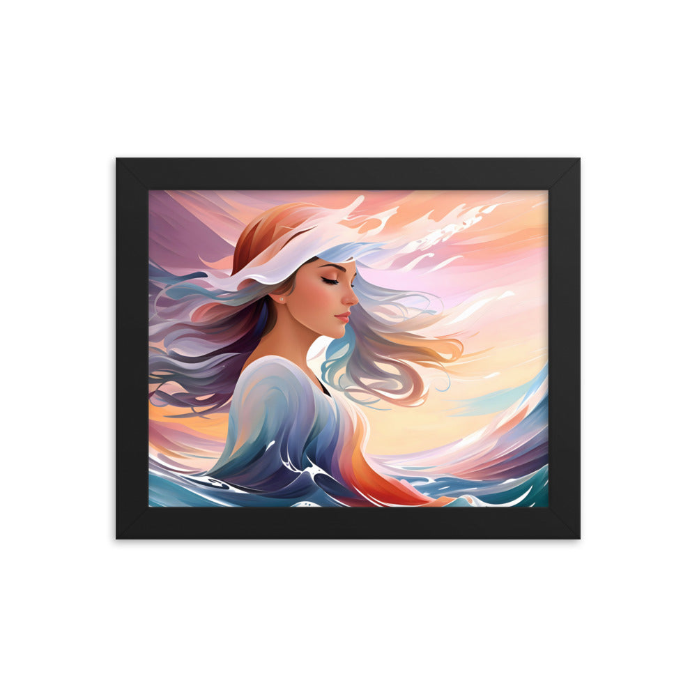 Tide's Whisper Framed Art Print