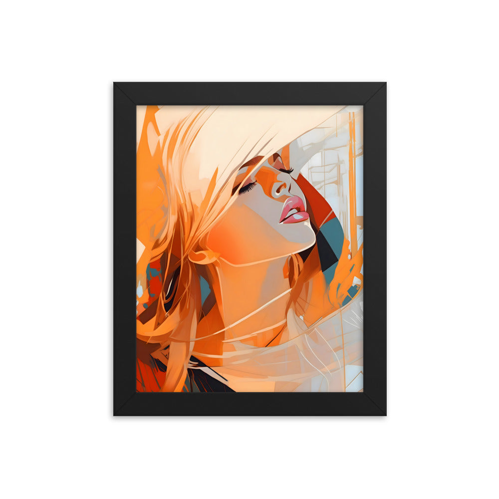 Seraphic Muse Framed Art Print