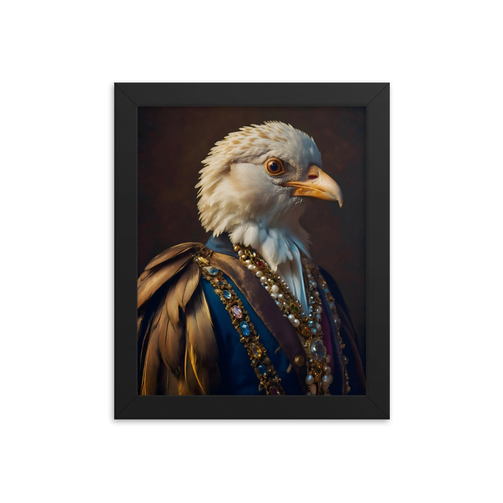 Feathered Nobility Framed Art Print