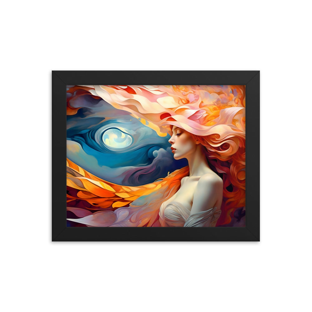 Lunar Love Framed Poster