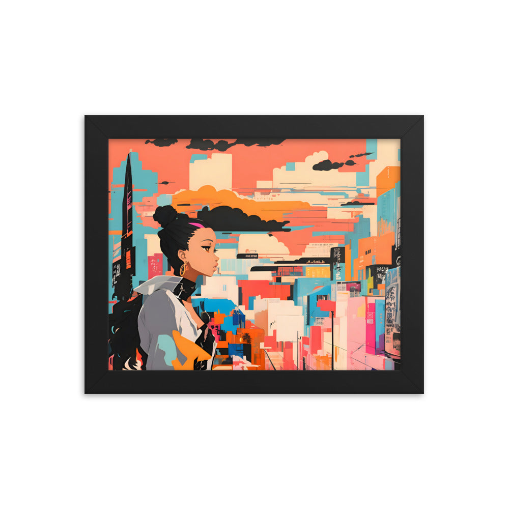 Skyline Dreams Framed Art Print