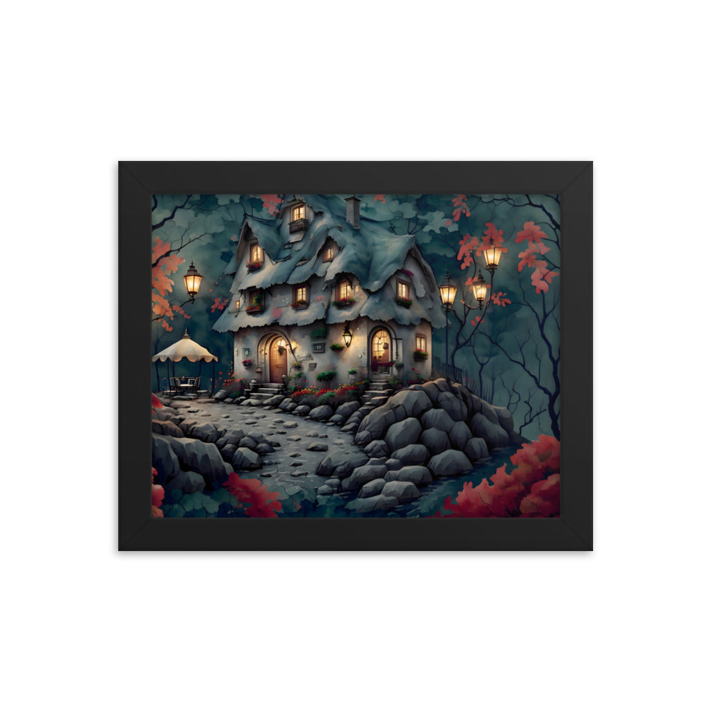 The Lost Cottage Framed Art Print