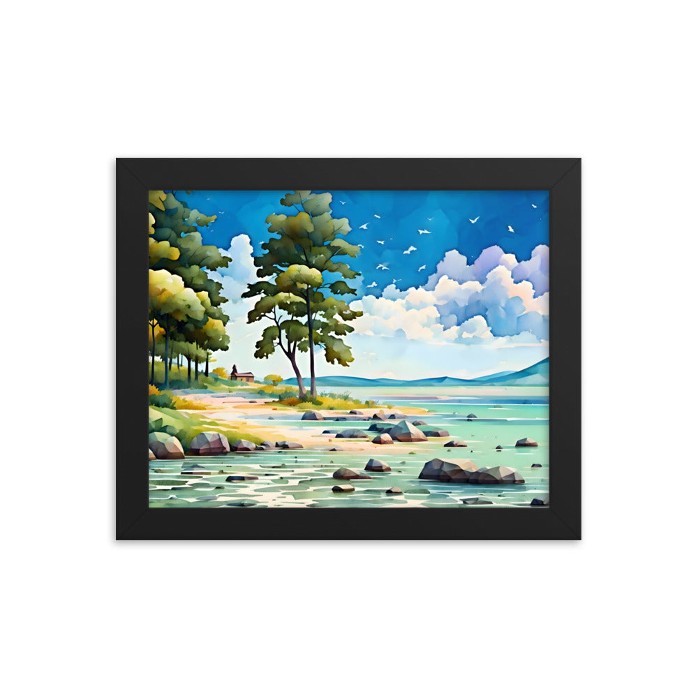 Lakeside Daydreams Framed Art Print