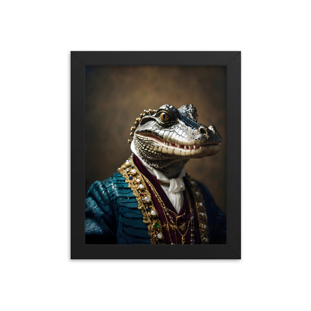 Aristogator Framed Art Print