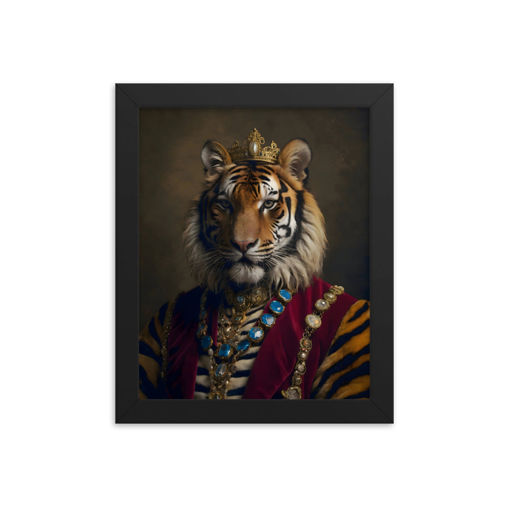 King of the Jungle Framed Art Print