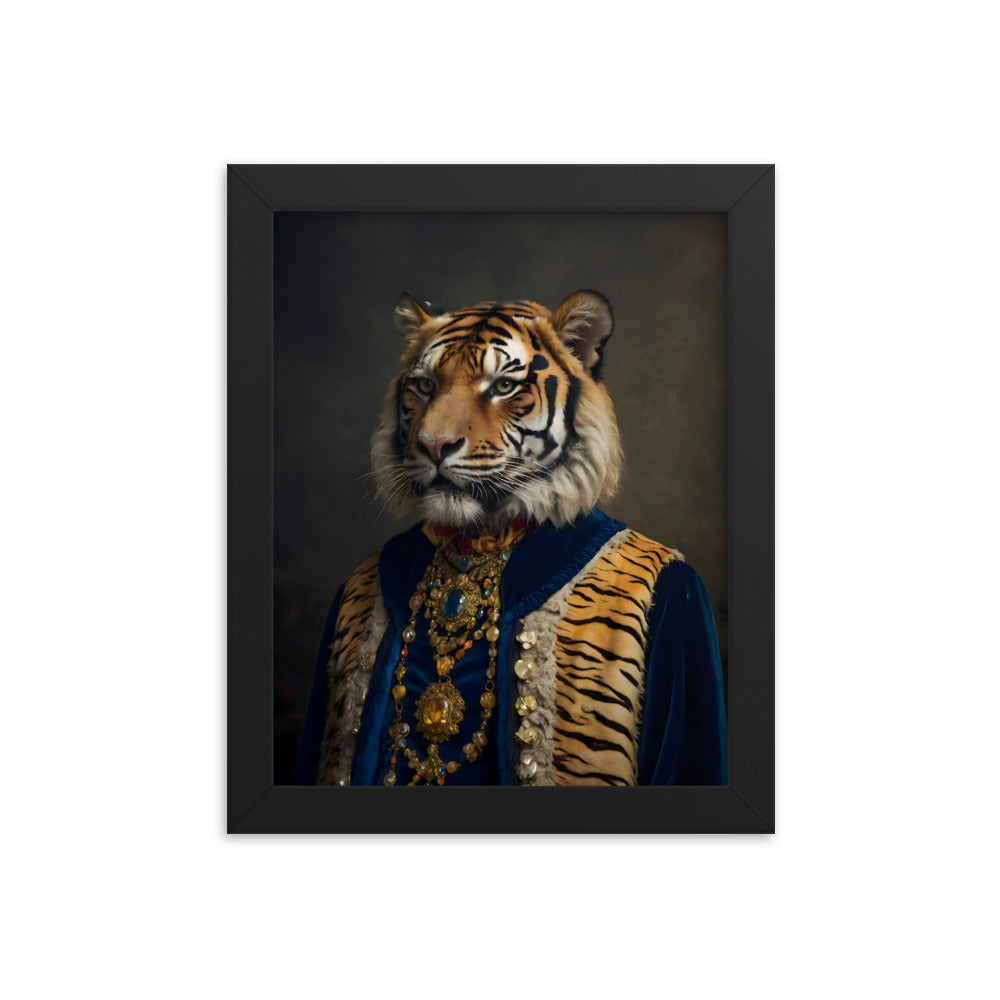 Lord of the Stripes Framed Art Print