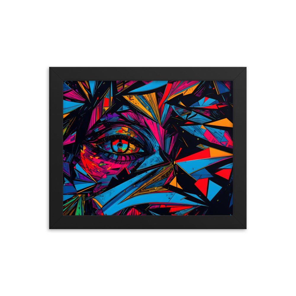 Piercing the Void Framed Art Print