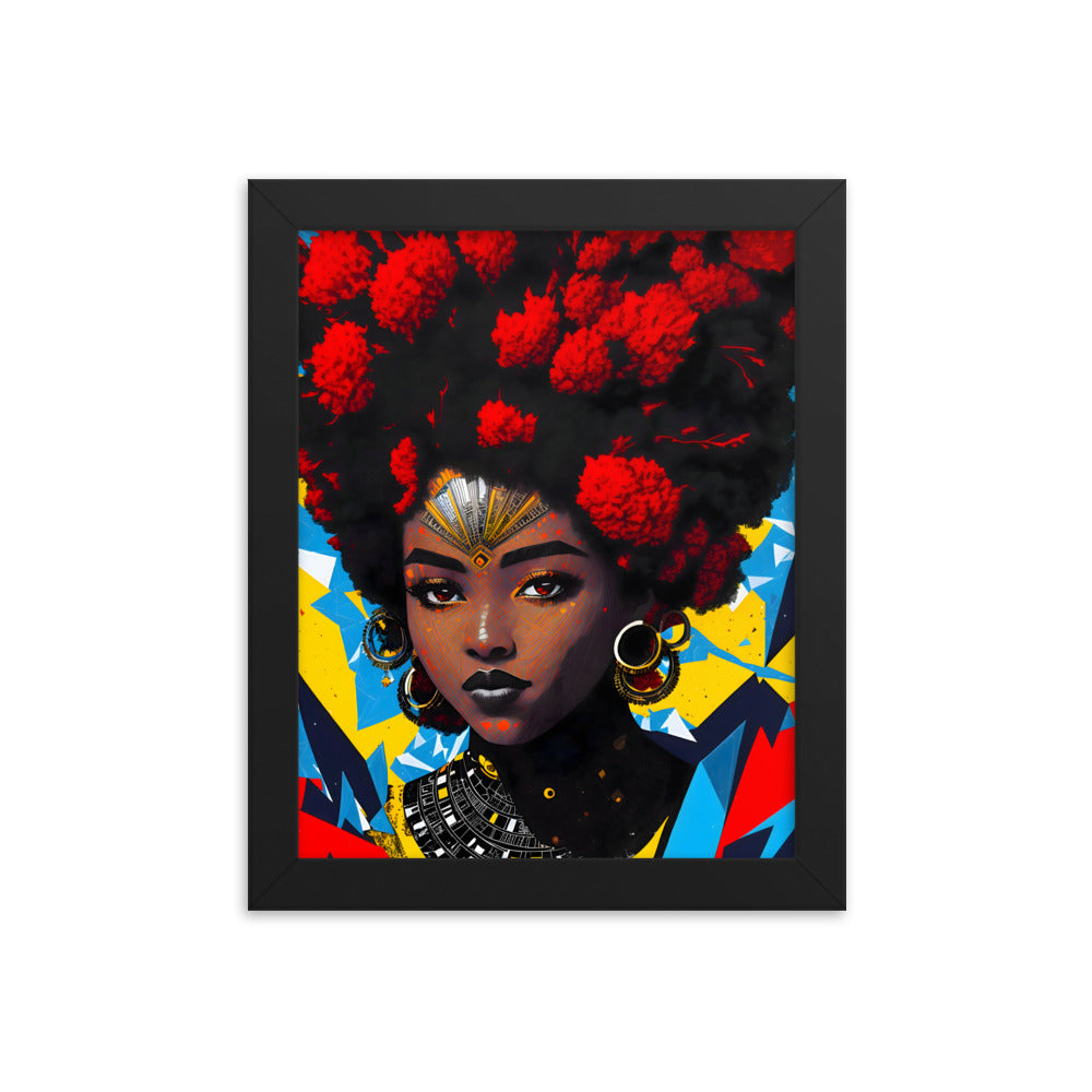 Colors of Her Soul Framed Art Print