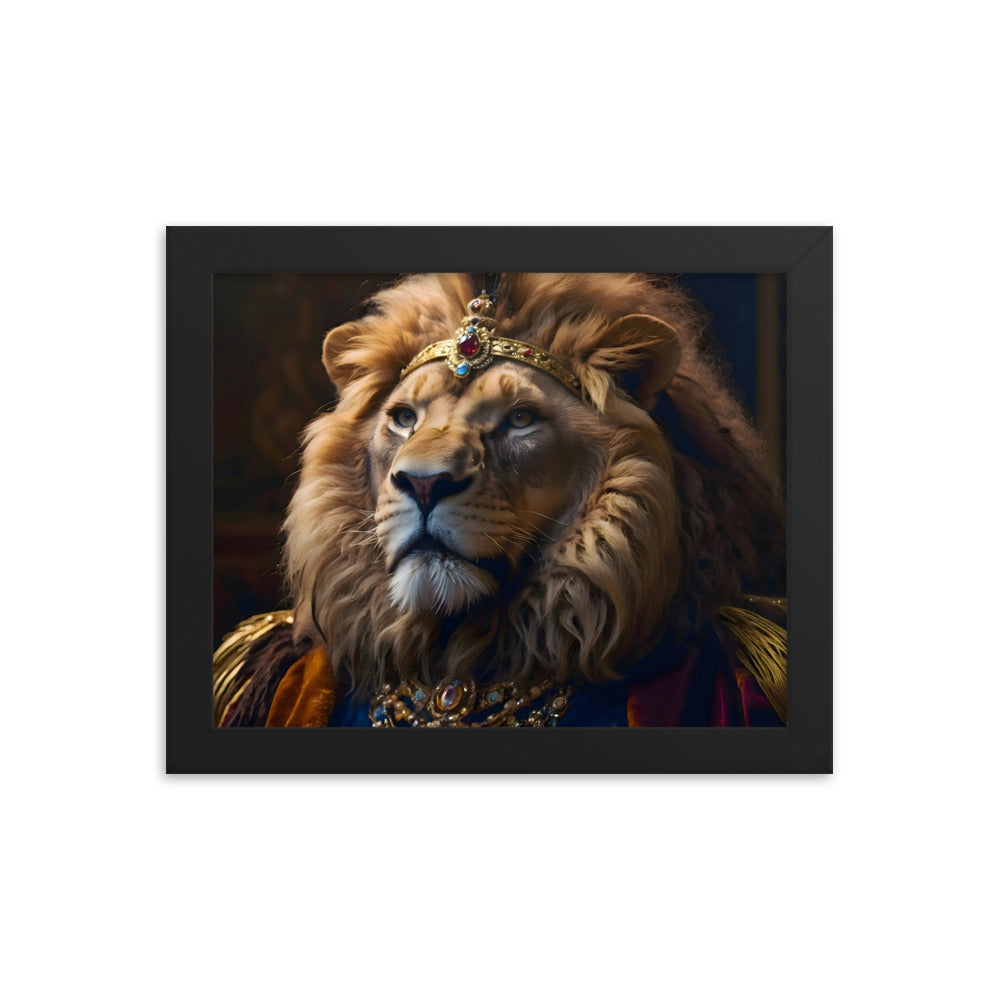 Royal Roarings Framed Art Print