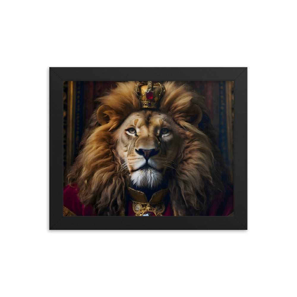 Leonine Lordship Framed Art Print