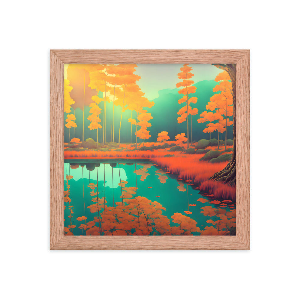 Autumnal Bliss Framed Art Print