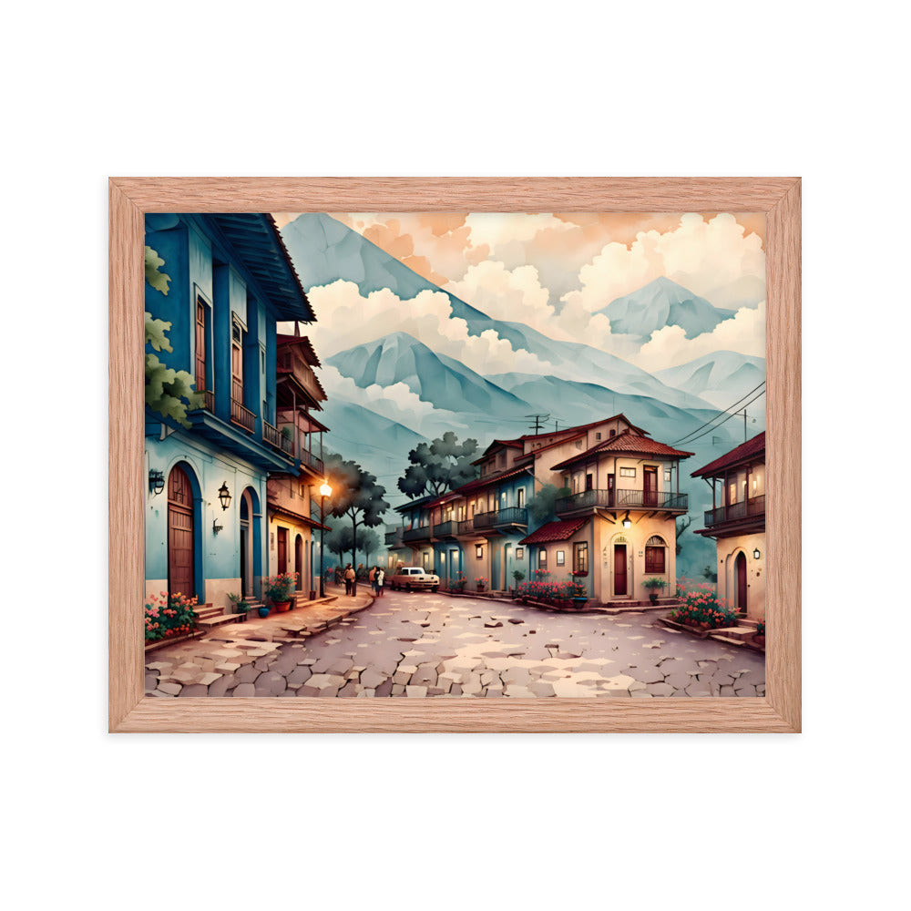 Streets of Cuba Framed Art Print