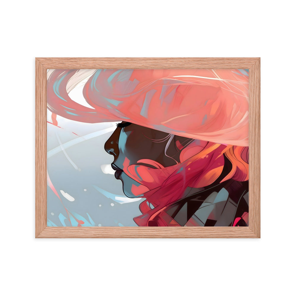 Rose Glow Framed Art Print