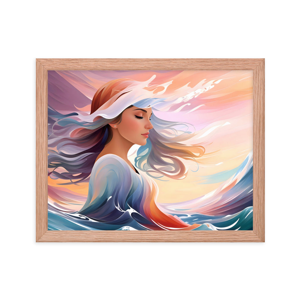 Tide's Whisper Framed Art Print