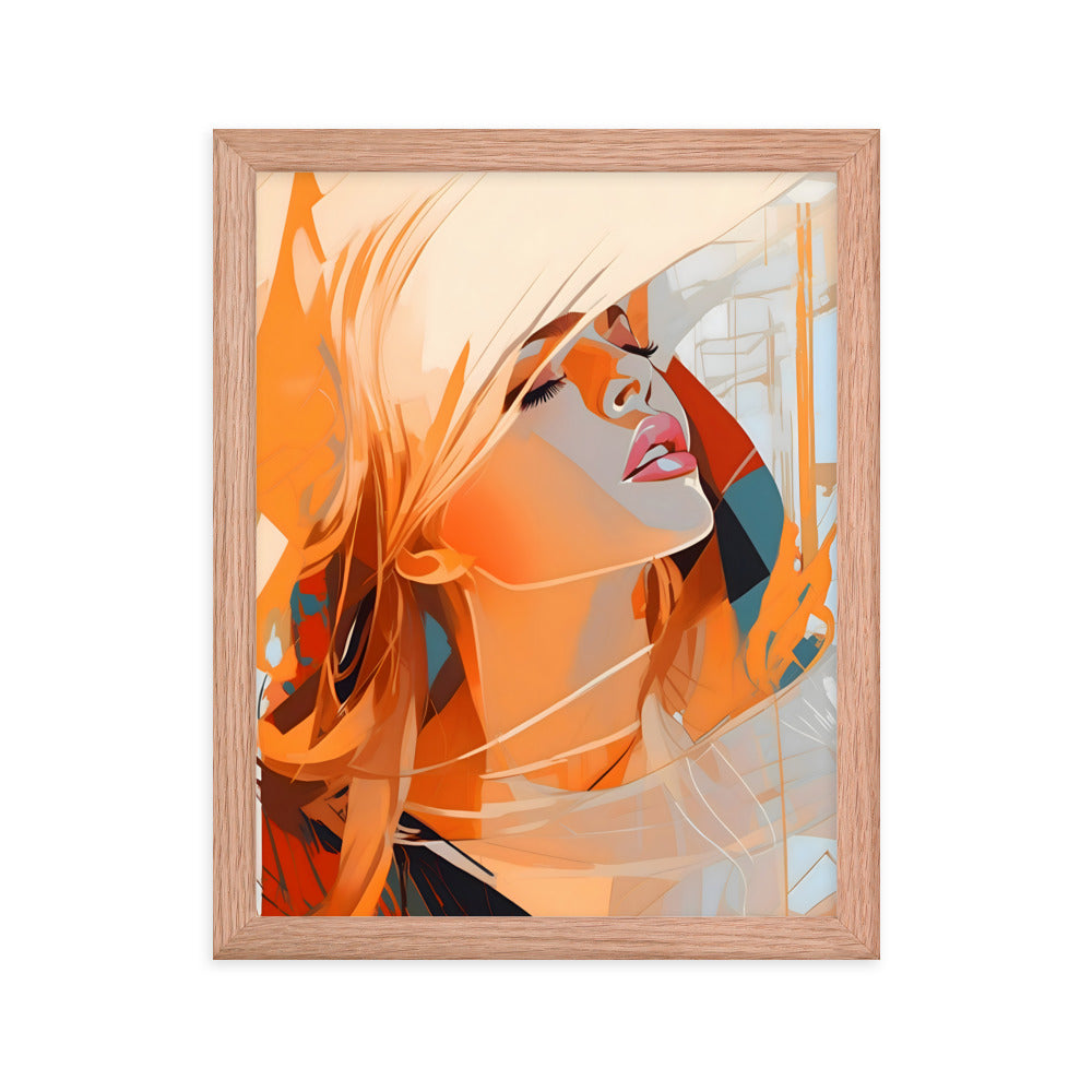 Seraphic Muse Framed Art Print