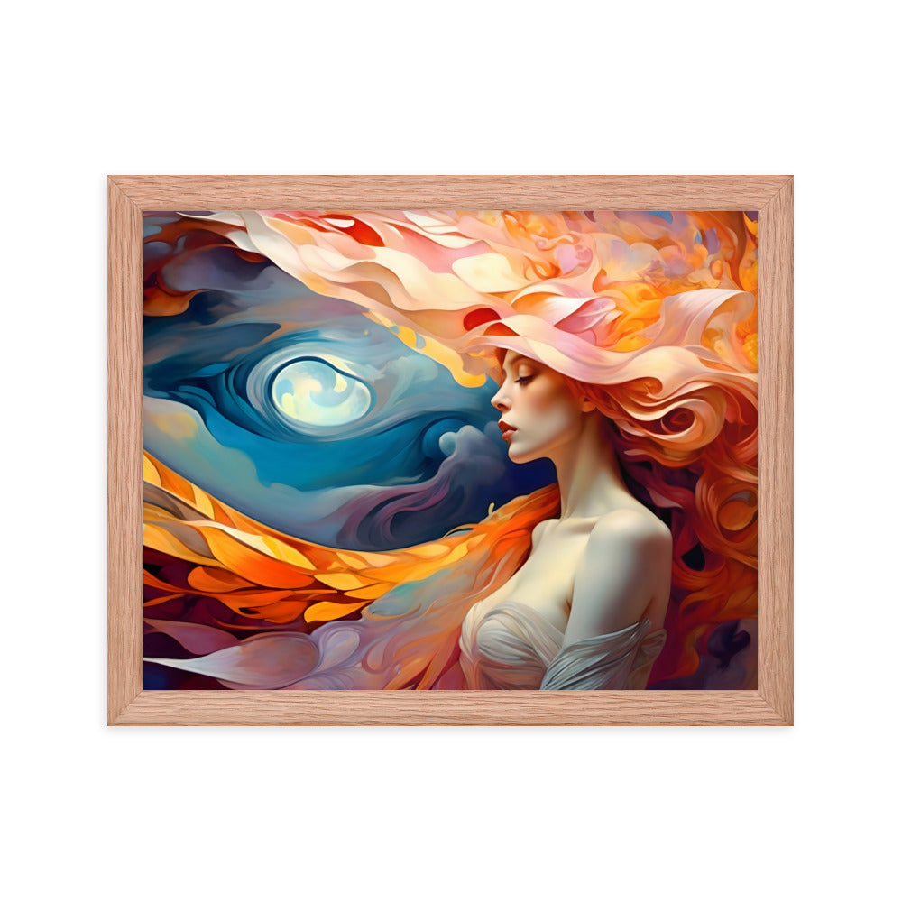 Lunar Love Framed Poster