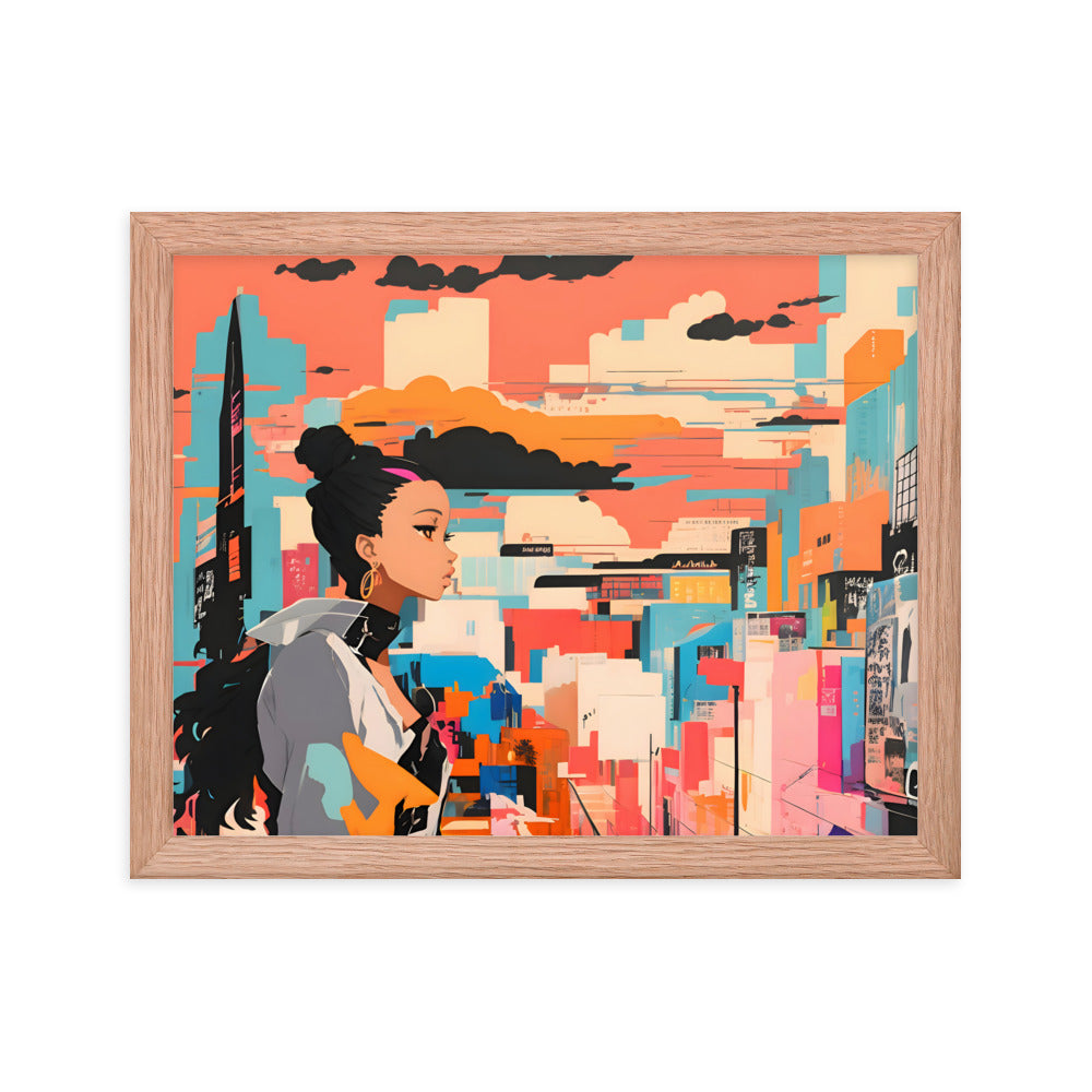 Skyline Dreams Framed Art Print