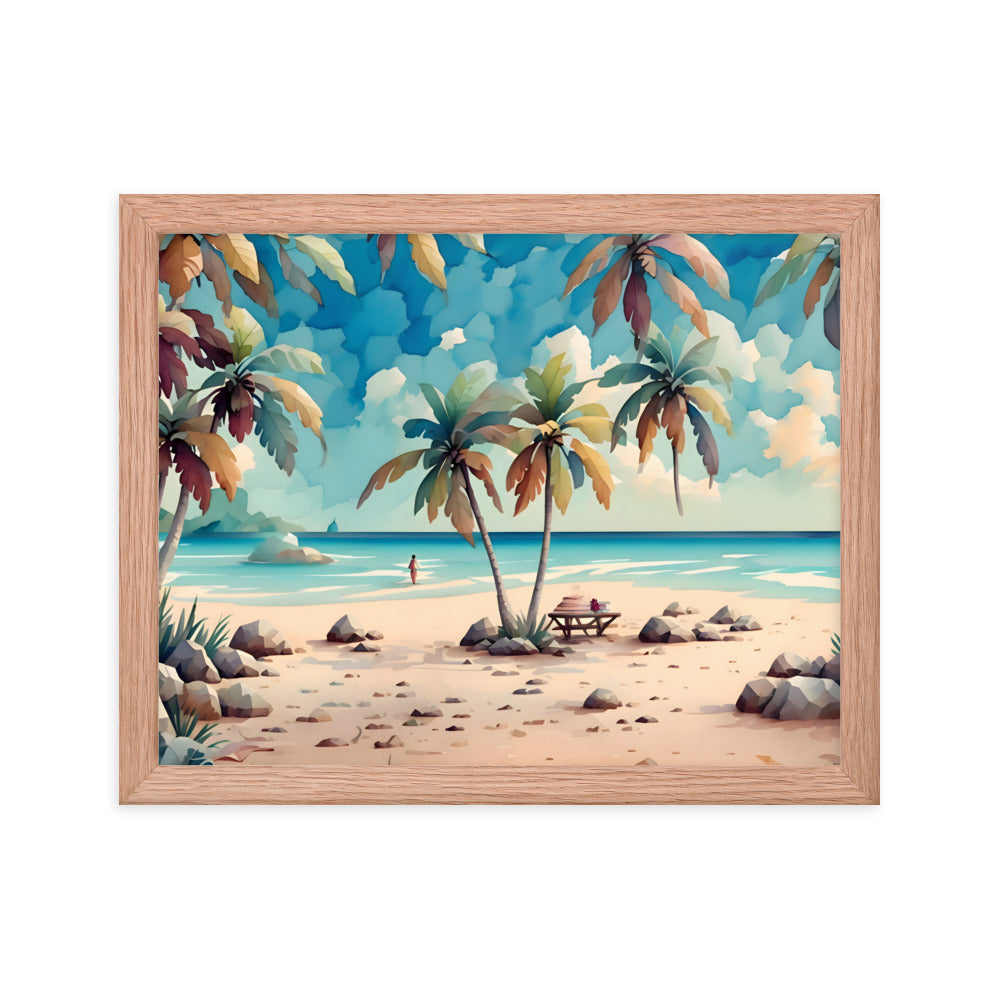 Sands of Jamaica Framed Art Print