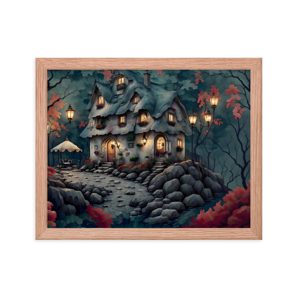 The Lost Cottage Framed Art Print