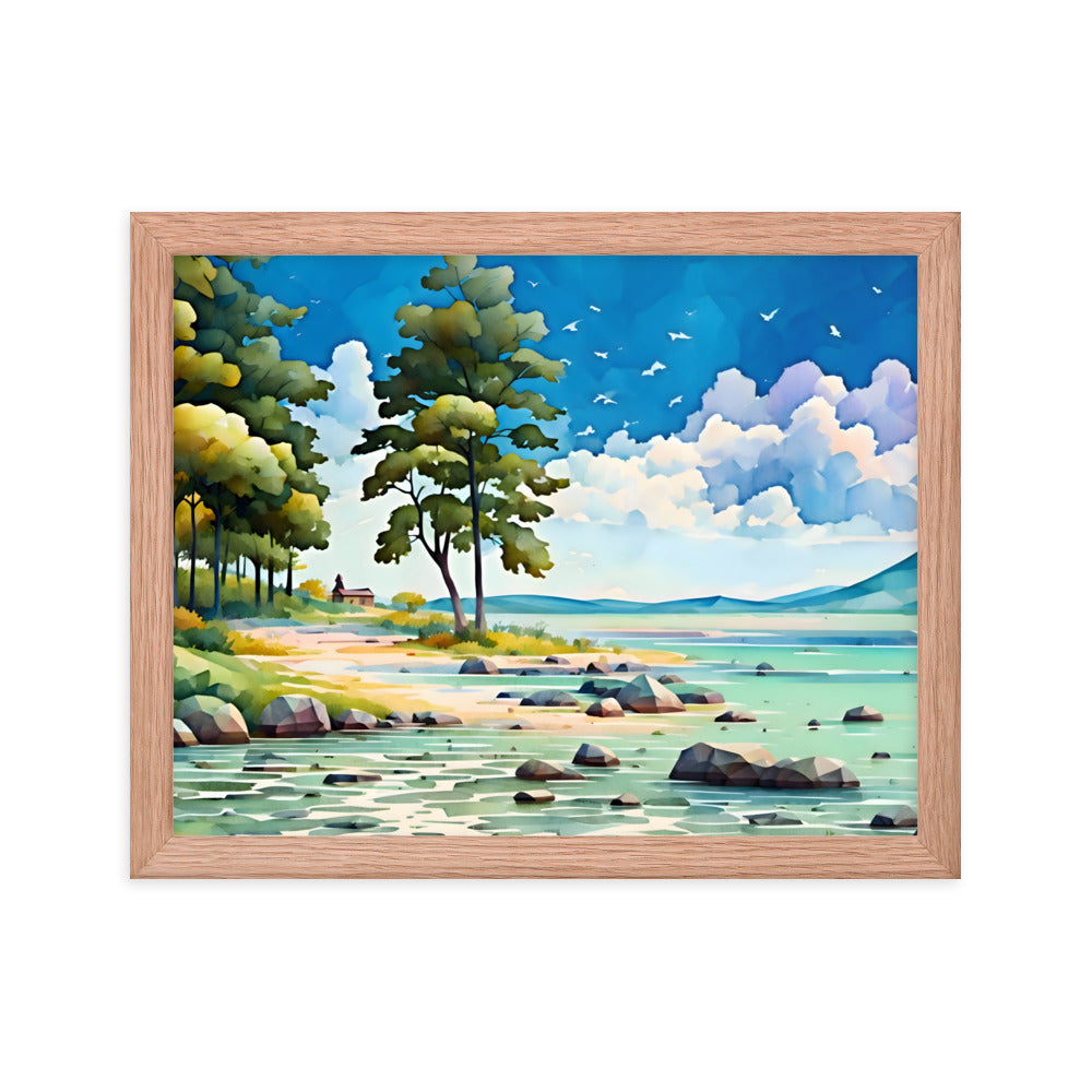 Lakeside Daydreams Framed Art Print