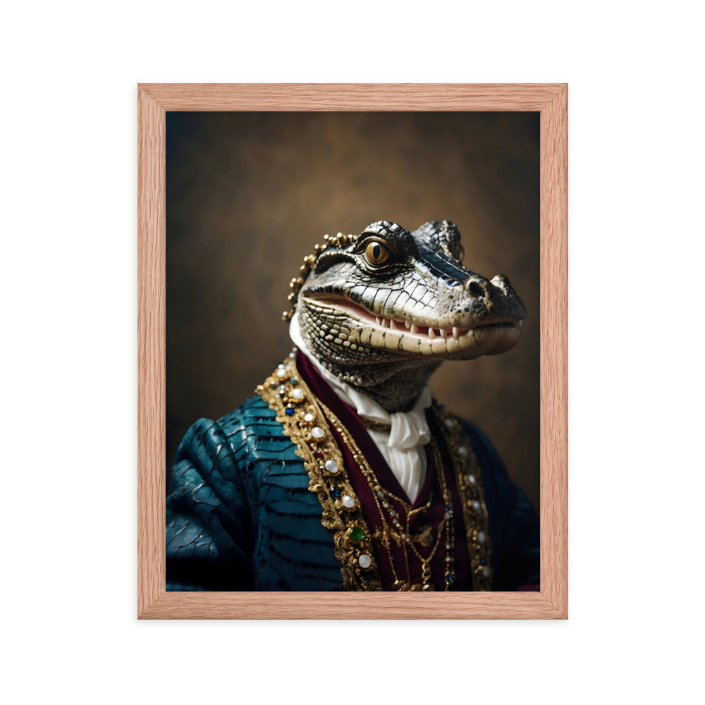 Aristogator Framed Art Print