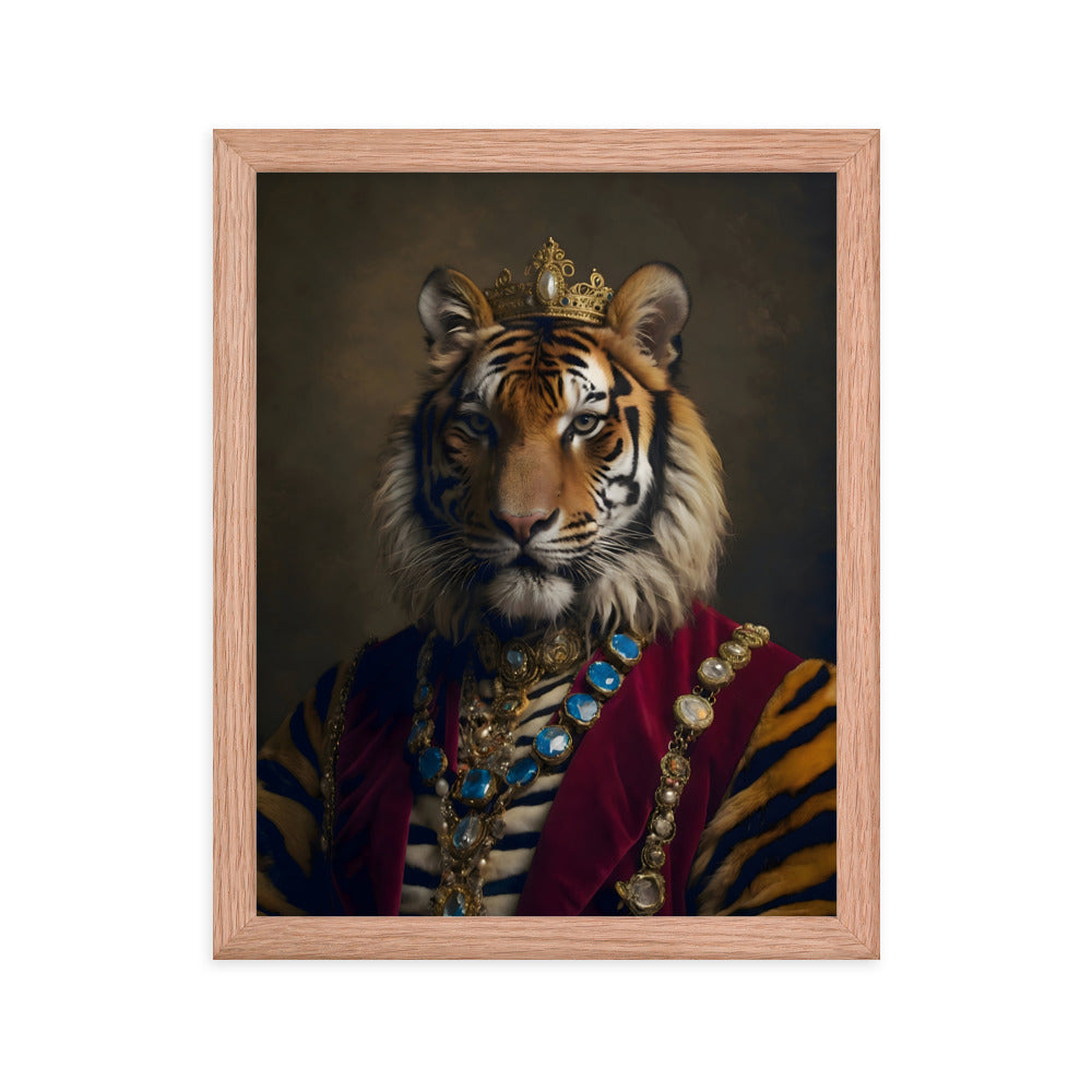 King of the Jungle Framed Art Print