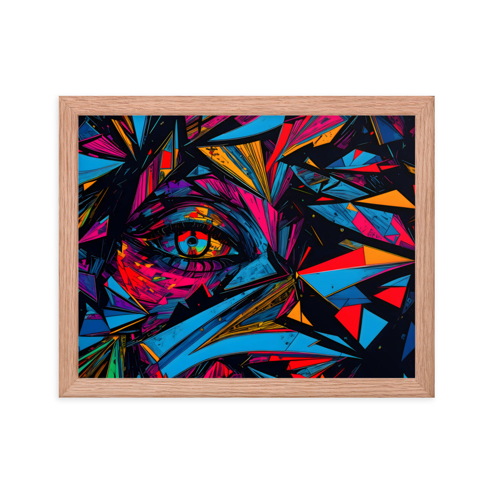 Piercing the Void Framed Art Print