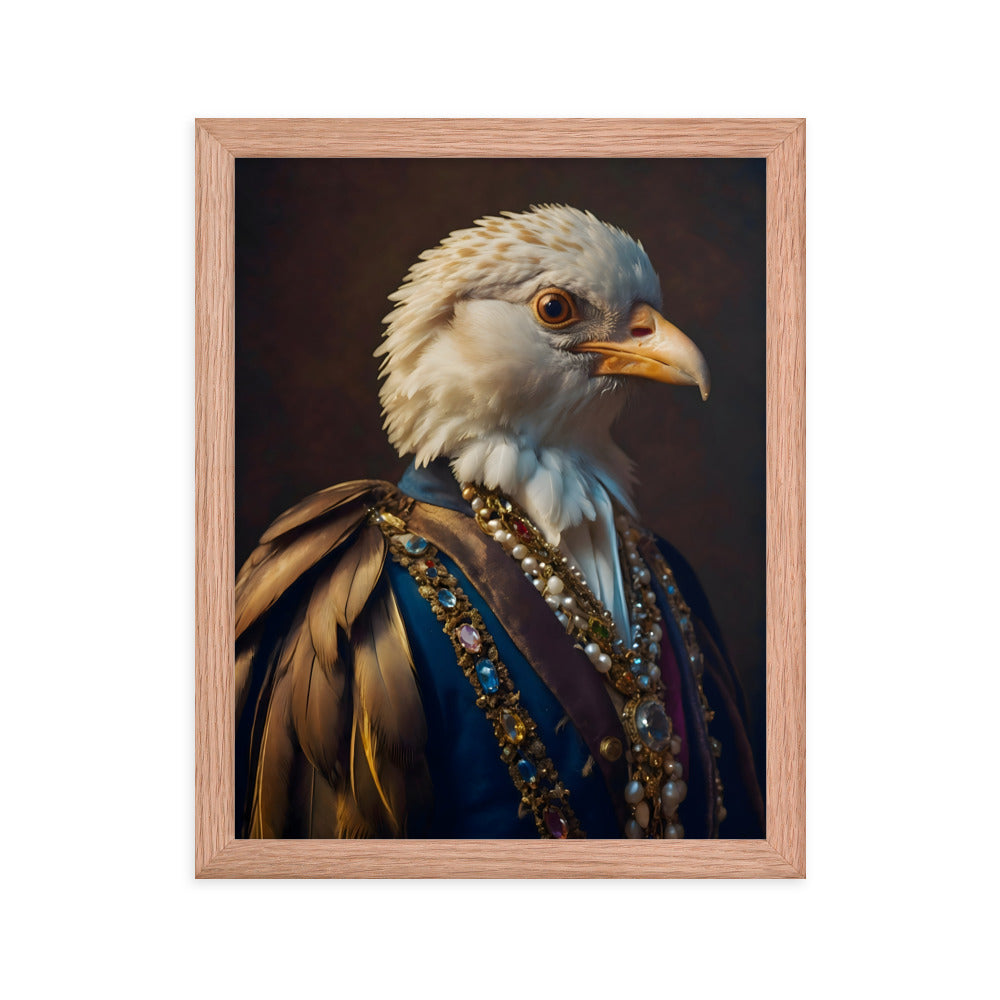 Bird of the Court Framed Art Print