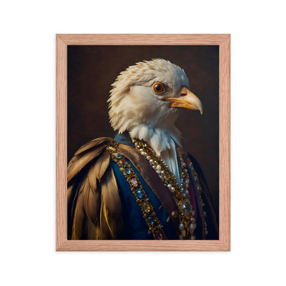 Bird of the Court Framed Art Print