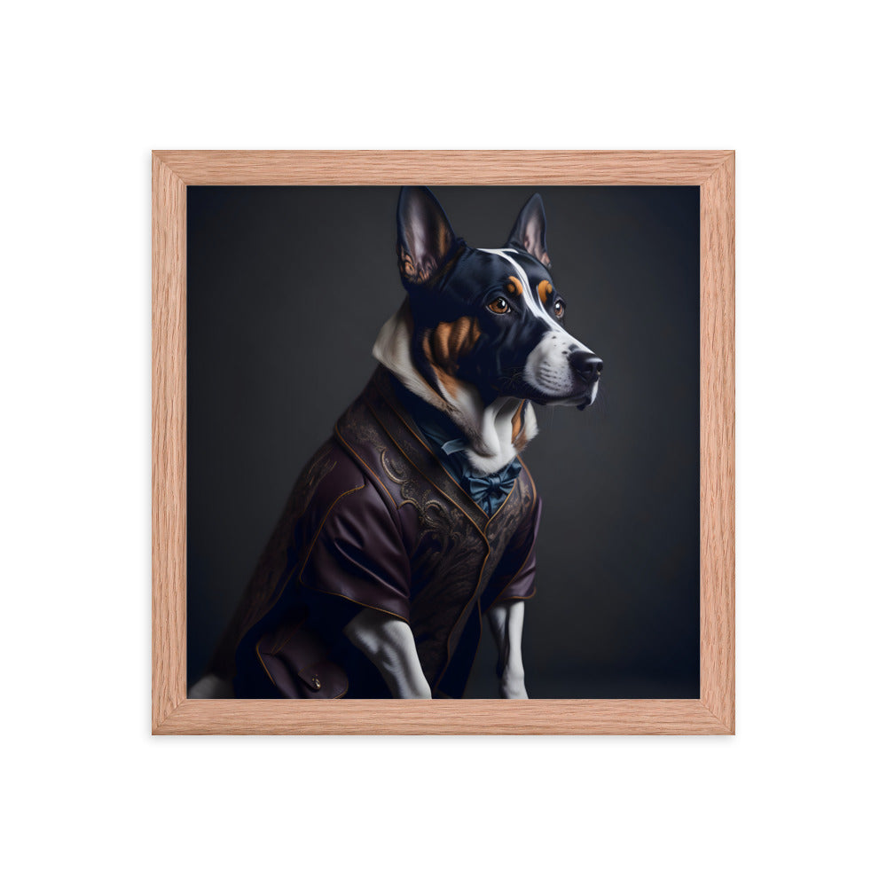 Duke of the Doghouse Framed Art Print