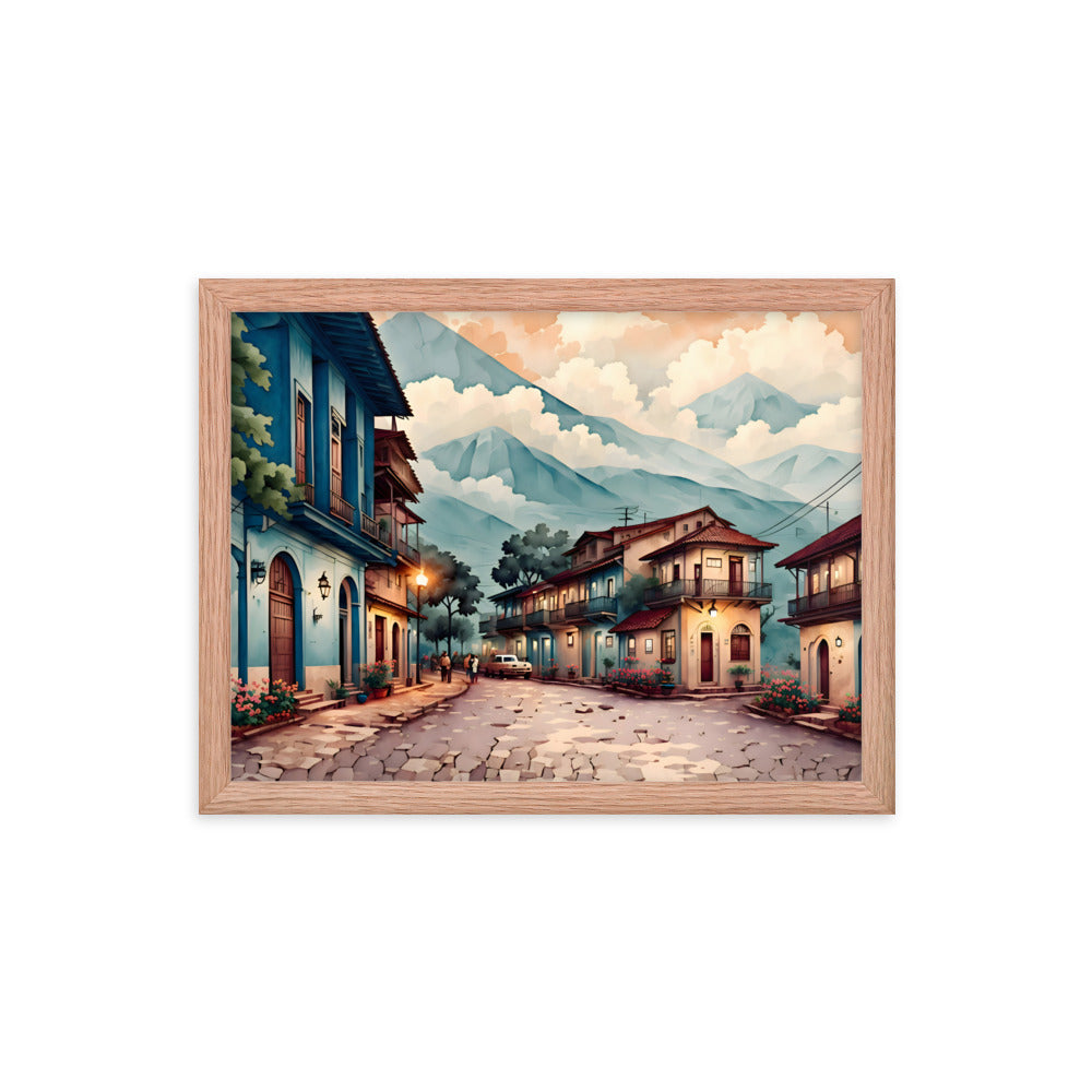 Streets of Cuba Framed Art Print