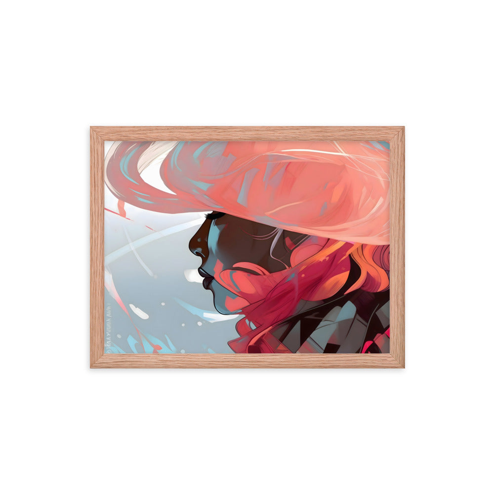 Rose Glow Framed Art Print