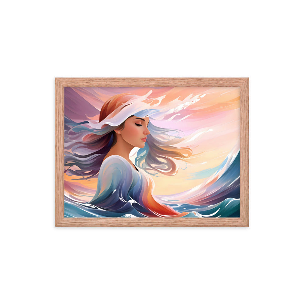 Tide's Whisper Framed Art Print