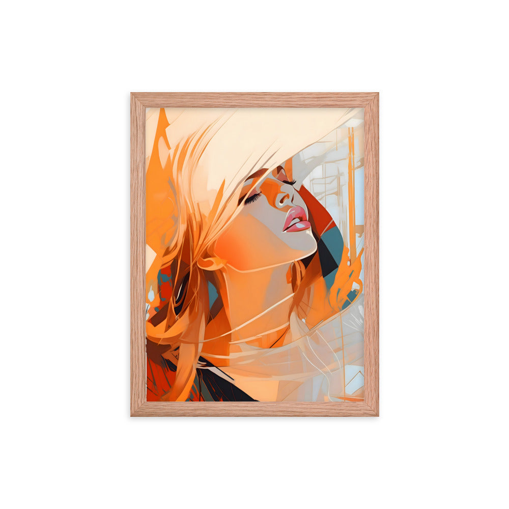 Seraphic Muse Framed Art Print